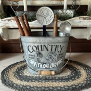 Secchio in ferro “ country kitchen “