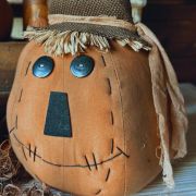 Grande Testa di zucca primitive jack o’lantern