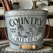 Secchio in ferro “ country kitchen “