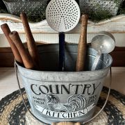 Secchio in ferro “ country kitchen “
