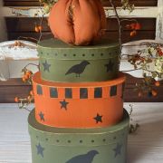 Scatole primitive in cartone-set da 3