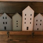 Appendino da parete primitive in legno
