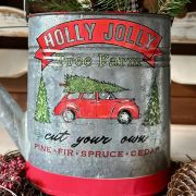 Innaffiatoio in ferro “Holly jolly”