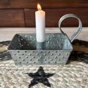 Porta candele in ferro