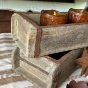 Vecchia scatola in legno
