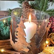 Abeti porta tealight in ferro