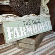 Targa in legno “the olde farmhouse”