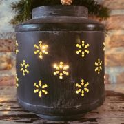 Lanterna in ferro snowflake