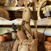 Coniglio primitive in stoffa “barry bunny carrot bag”