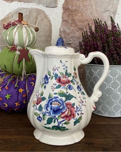 Antica Caffettiera francese in ceramica “sarreguemines modello touraine”