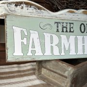 Targa in legno “the olde farmhouse”