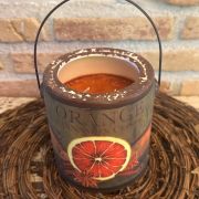 Candela all’arancia cannella chiodi di garofano e anice stellato