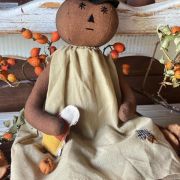 Pumpkin girl streghetta di pezza primitive