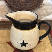Grande brocca in ceramica country primitive