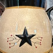 Grande brocca in ceramica country primitive