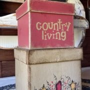 Set scatole americane country primitive