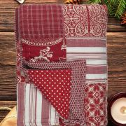 Trapunta patchwork natalizia