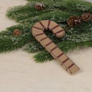 Bastoncini candy canes in legno