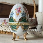 Uovo portagioie inglese in ceramica