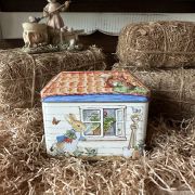 Scatola inglese in metallo peter rabbit di Beatrice potter