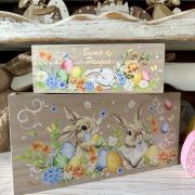 Cassettina pasquale in legno grande