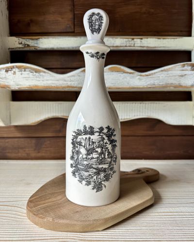 Antica Bottiglia in ceramica inglese
