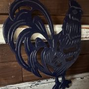 Antica Gallinella sottopentola inglese in ghisa