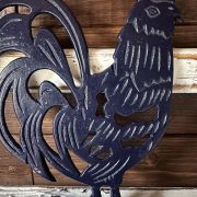 Antica Gallinella sottopentola inglese in ghisa